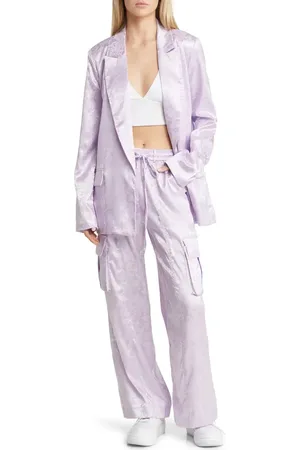Dressed in Lala Floral Jacquard Blazer & Pants Set in at Nordstrom, Size Small