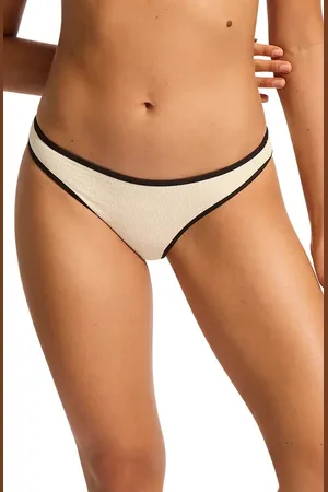 Seafolly Ring Hipster Bikini Bottoms in at Nordstrom, Size 12 Us