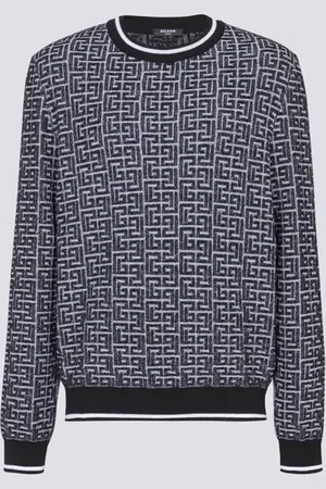 Balmain PB Labyrinth knit jumper in at Nordstrom, Size X-Large