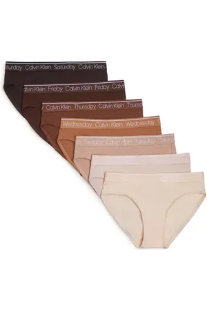 Calvin Klein Days of the Week Assorted 7-Pack Bikini Briefs in at Nordstrom