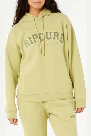 Rip Curl Varsity Logo Graphic Hoodie in at Nordstrom, Size X-Large