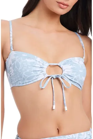 Sanctuary In the Meadow Keyhole Bandeau Bikini Top in at Nordstrom, Size Medium