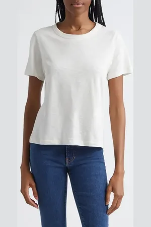VERONICA BEARD Carla Crewneck Cotton T-Shirt in at Nordstrom, Size X-Small
