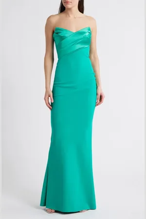 CHIARA BONI Bairei Strapless Trumpet Gown in at Nordstrom, Size 2
