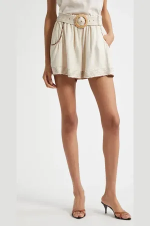Ramy Brook Veronica Embroidered Belted Shorts in at Nordstrom, Size Xx-Small