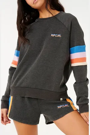 Rip Curl Las Dalias Cotton Blend Fleece Raglan Sweatshirt in at Nordstrom, Size Xx-Large