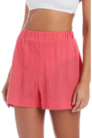 Sanctuary Venice Beach Cotton Cover-Up Shorts in at Nordstrom, Size X-Small
