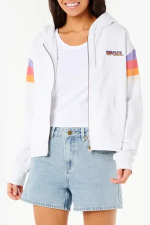 Rip Curl Surf Revival Zip Through Hoodie in at Nordstrom, Size Medium