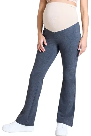 Motherhood Maternity Secret Fit Over the Belly Full Length Flare Leggings in at Nordstrom, Size X-Large 29
