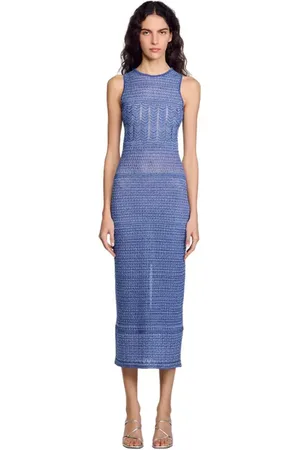 Sandro Knit midi dress in at Nordstrom, Size 40 Eu