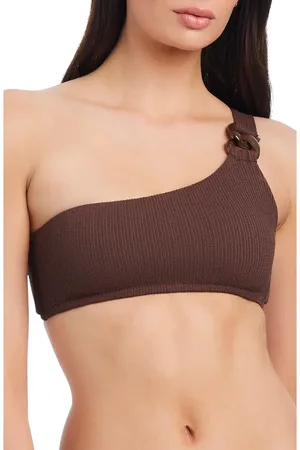 Sanctuary One-Shoulder Bikini Top in at Nordstrom, Size Large