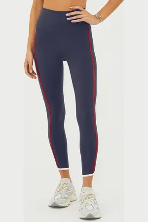 Beach Riot Nella Side Stripe Ankle Leggings in at Nordstrom, Size X-Small