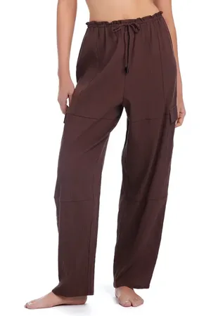 Sanctuary Barrel Cargo Cover-Up Pants in at Nordstrom, Size Small