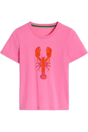 Boden Embroidered Lobster Cotton Graphic T-Shirt in at Nordstrom, Size Small