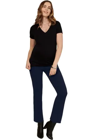 Motherhood Maternity Mia Secret Fit Over the Belly Slim Straight Leg Pant in at Nordstrom, Size Large