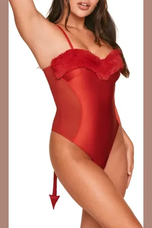 Adore Me Lucifera Bodysuit Lingerie in at Nordstrom, Size Medium