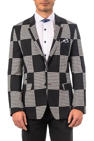 Maceoo Socrate Evo Resistance75 Checkerboard Blazer in at Nordstrom, Size 3