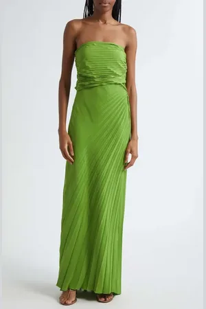 A.L.C. Bianca Pleated Strapless Gown in at Nordstrom, Size 00