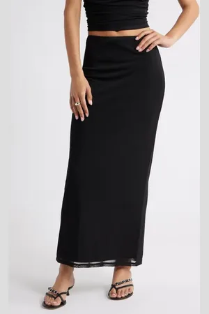 Open Edit Mesh Maxi Skirt in at Nordstrom, Size X-Small