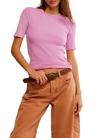 Free People Picture You Rib T-Shirt in at Nordstrom, Size Medium