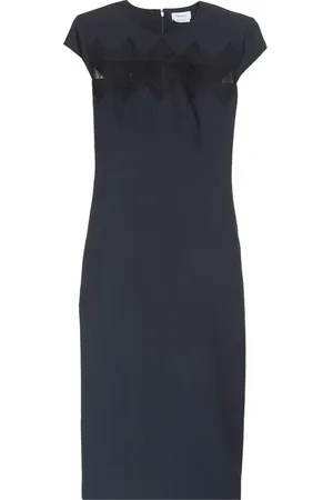 Alexander McQueen Day Lace Cutout Wool & Mohair Sheath Dress in at Nordstrom, Size 4 Us