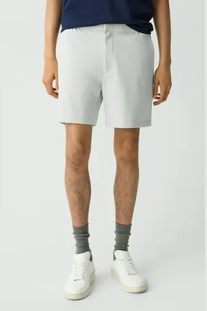 THEORY Curtis Slim Fit Internal Drawstring Shorts in at Nordstrom, Size 38R
