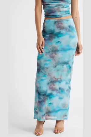 Open Edit Mesh Maxi Skirt in at Nordstrom, Size Large