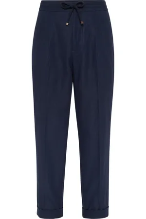 Brunello Cucinelli Leisure fit trousers with double pleats in at Nordstrom, Size 46 It