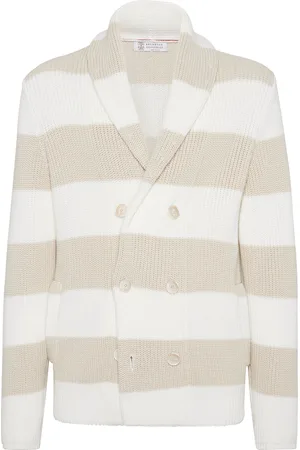 Brunello Cucinelli Half English rib cardigan in at Nordstrom, Size 52 It