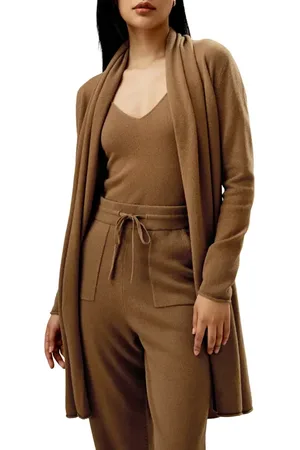 Lilysilk Elegant Pile Collar Open Cardigan for Women in at Nordstrom, Size Medium