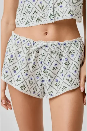 Florence By Mills Lace Trim Shorts in at Nordstrom, Size Large