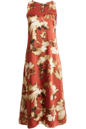 Anne Klein Floral Sleeveless Swing Dress in at Nordstrom, Size 6