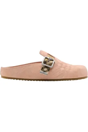 Burberry Check Suede Urchin Clogs in at Nordstrom, Size 38