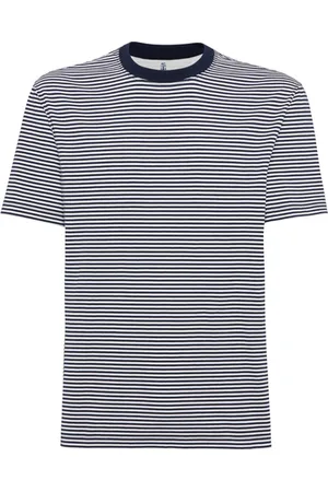 Brunello Cucinelli Striped T-shirt in at Nordstrom, Size Large Eu