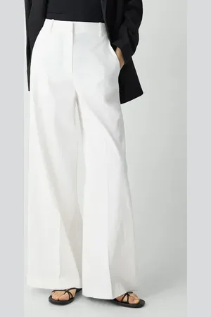 THEORY Linen Blend Wide Leg Pants in at Nordstrom, Size 12