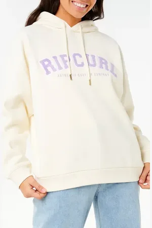 Rip Curl Varsity Logo Graphic Hoodie in at Nordstrom, Size Small