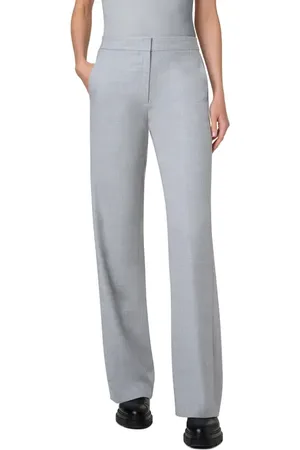 AKRIS Marla Stretch Wool Flannel Straight Leg Pants in at Nordstrom, Size 2