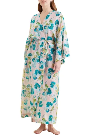 Papinelle Audrey Floral Cotton & Silk Wrap in at Nordstrom, Size Small