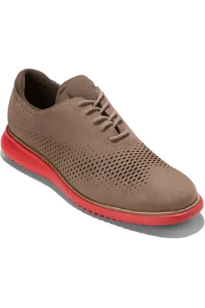 Cole Haan 2.ZeroGrand Laser Wingtip Oxford in Irish Coffee Nubuck /Truffle at Nordstrom, Size 7.5