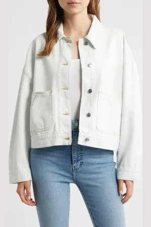Frame The Boxy Field Denim Jacket in at Nordstrom, Size Medium