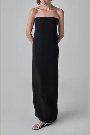 CO Strapless lumn Dress in Visse Crepe in at Nordstrom, Size Medium