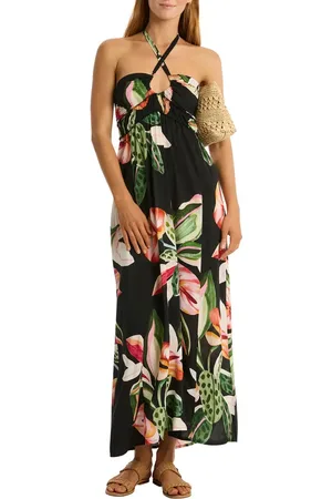 SEA LEVEL Sundown Halter Bandeau Cover-Up Dress in at Nordstrom, Size X-Small