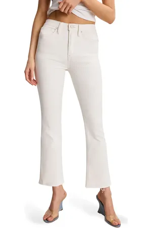GOOD AMERICAN Good Standard Kick Flare Jeans in at Nordstrom