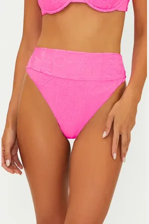 Beach Riot Highway High Waist Bikini Bottoms in at Nordstrom, Size Large