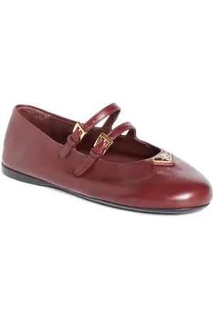 Prada Double Strap Mary Jane Flat in at Nordstrom, Size 9.5Us