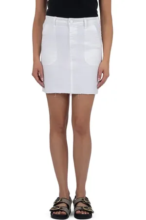 Kut From The Kloth Bristol Raw Hem Denim Skirt in at Nordstrom, Size 2