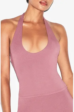 SKIMS Smooth Lounge Halter Top in at Nordstrom, Size Small