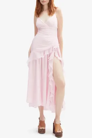 Bardot Yvanna Ruffle Maxi Dress in at Nordstrom, Size 12