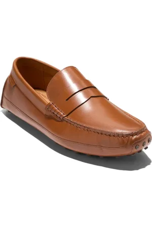 Cole Haan Davies Grand Penny Driving Loafer in Ch British Tan /Ch Java at Nordstrom, Size 7