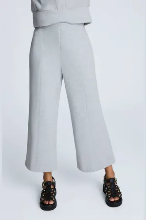 Kenneth Cole Pull-On Terry Wide Leg Pants in at Nordstrom, Size Small